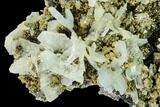 Bladed Barite Crystal Cluster with Quartz & Pyrite - Morocco #160139-2